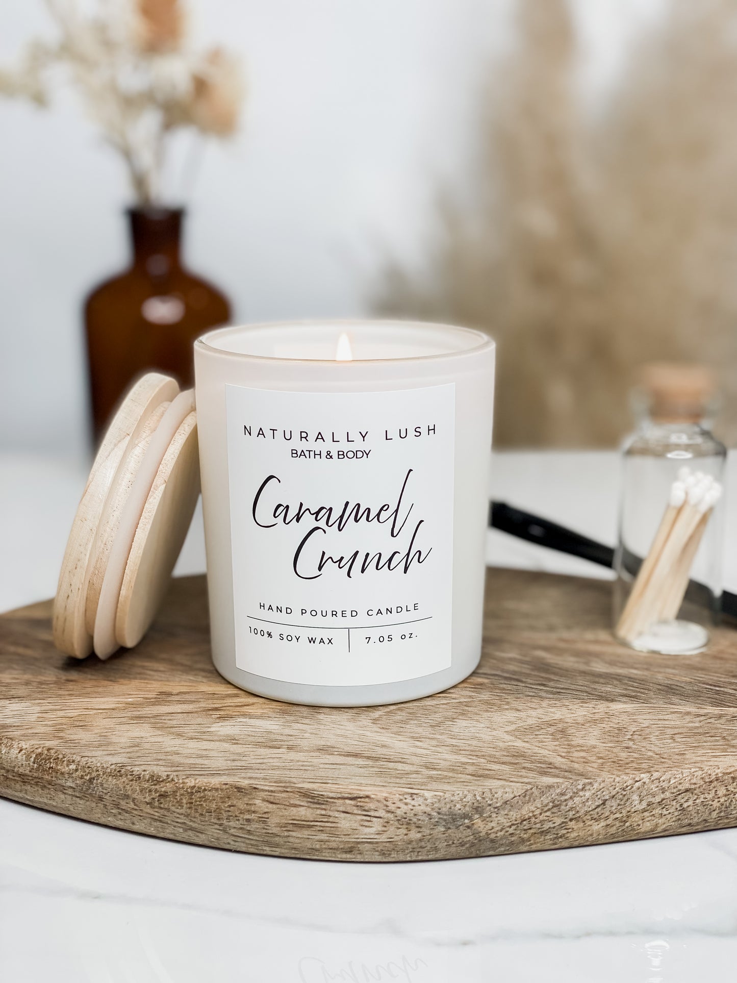 Caramel Crunch Handmade Candle