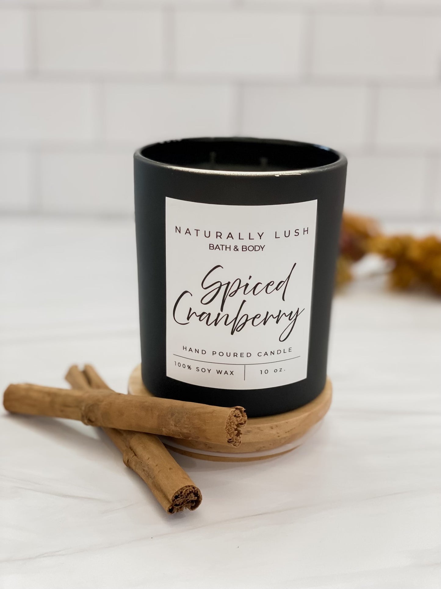 Spiced Cranberry Handmade Candle